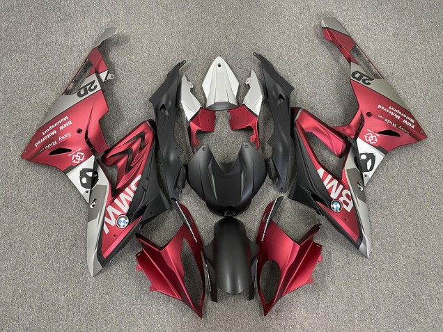 2009-2018 Matte Red Motorrad BMW S1000RR Motorcycle Fairing UK