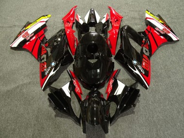 2009-2018 Red Black and White BMW S1000RR Motorcycle Fairing UK