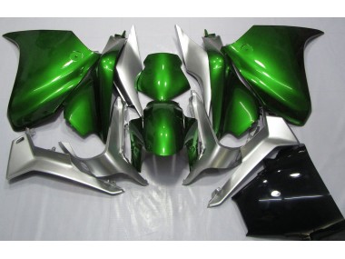 2010-2013 Deep Green and Silver Honda VFR1200 Motorcycle Fairing UK