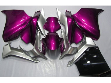 2010-2013 Deep Pink and Silver Honda VFR1200 Motorcycle Fairing UK