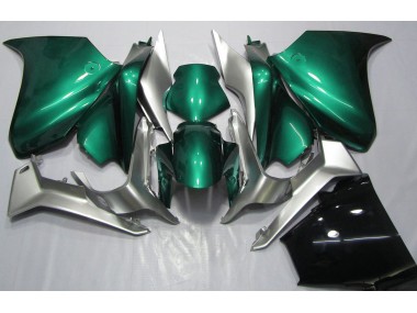 2010-2013 Seafoam Green and Silver Honda VFR1200 Motorcycle Fairing UK