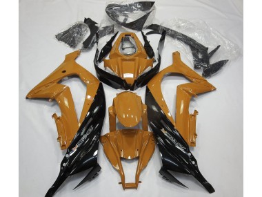 2011-2015 Gloss Orange and Black Kawasaki ZX10R Motorcycle Fairing UK