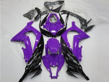 2011-2015 Gloss Purple and Black Kawasaki ZX10R Motorcycle Fairing UK