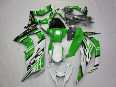 2011-2015 Green White Black 1 Kawasaki ZX10R Motorcycle Fairing UK