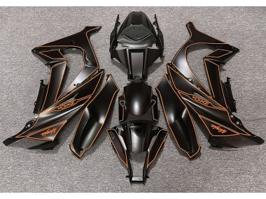 2011-2015 Matte Black & Orange Lining Kawasaki ZX10R Motorcycle Fairing UK