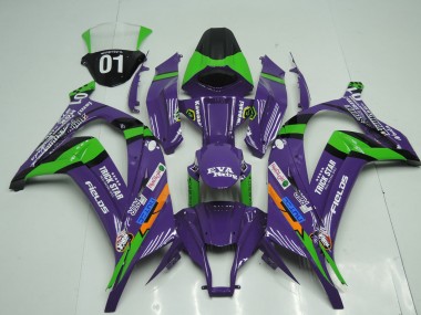 2011-2015 OEM Style Purple Kawasaki ZX10R Motorcycle Fairing UK