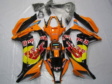 2011-2015 Orange Red bull Kawasaki ZX10R Motorcycle Fairing UK