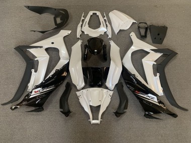 2011-2015 Pearl White & Black Kawasaki ZX10R Motorcycle Fairing UK