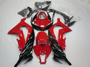 2011-2015 Red Black Gloss Kawasaki ZX10R Motorcycle Fairing UK