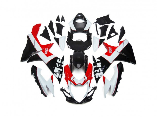 2011-2020 Custom Red and Black with Suzuki GSXR 600-750 Motorcycle Fairing UK