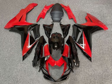 2011-2020 Deep Red and Gloss Black Suzuki GSXR 600-750 Motorcycle Fairing UK