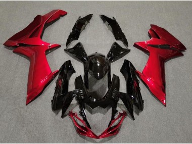 2011-2020 Gloss Black and Lava Red Suzuki GSXR 600-750 Motorcycle Fairing UK