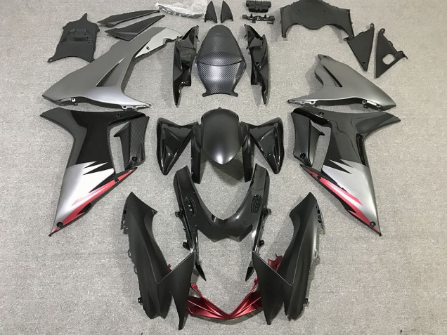 2011-2020 Gloss Black and Matte Grey Suzuki GSXR 600-750 Motorcycle Fairing UK