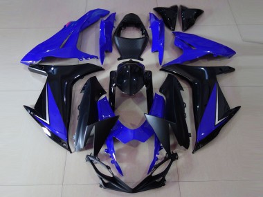 2011-2020 Gloss Blue and Black Suzuki GSXR 600-750 Motorcycle Fairing UK