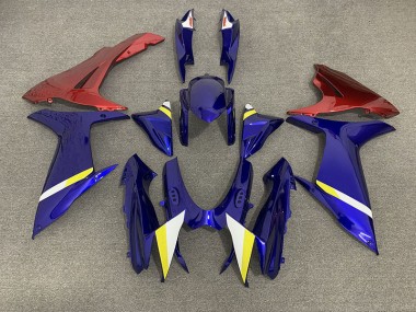 2011-2020 Gloss Blue and Red Suzuki GSXR 600-750 Motorcycle Fairing UK