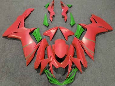 2011-2020 Matte Grapefruit Red & Green Suzuki GSXR 600-750 Motorcycle Fairing UK