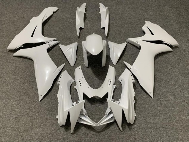 2011-2020 Pearl White Suzuki GSXR 600-750 Motorcycle Fairing UK