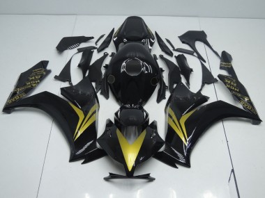 2012-2016 Black and Gold Honda CBR1000RR Motorcycle Fairing UK