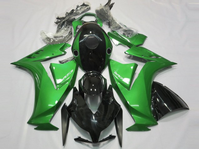 2012-2016 Gloss Black and Green Honda CBR1000RR Motorcycle Fairing UK