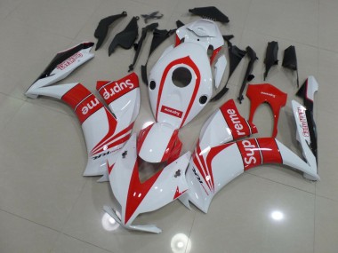 2012-2016 White Supreme Honda CBR1000RR Motorcycle Fairing UK