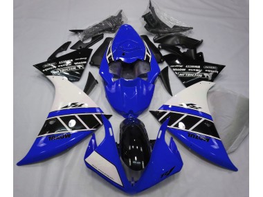 2013-2014 Gloss Blue White and Black Yamaha R1 Motorcycle Fairing UK