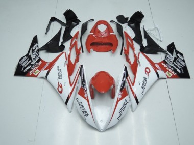 2013-2016 Red and White Triumph Daytona 675 Motorcycle Fairing UK