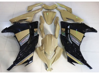 2013-2018 Desert Tan and Black Kawasaki Ninja 300 Motorcycle Fairing UK