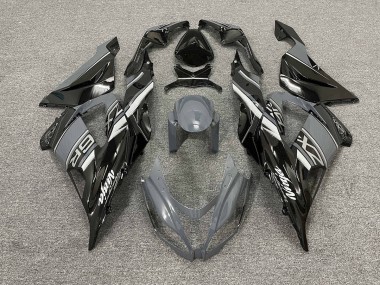 2013-2018 Gloss Grey and Black Kawasaki ZX6R Motorcycle Fairing UK