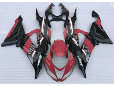 2013-2018 Gloss Red and Black Kawasaki ZX6R Motorcycle Fairing UK