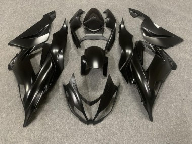 2013-2018 Matte Black & Protective Coat Kawasaki ZX6R Motorcycle Fairing UK