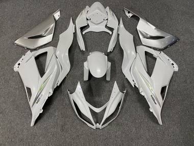 2013-2018 Pearl White Kawasaki ZX6R Motorcycle Fairing UK