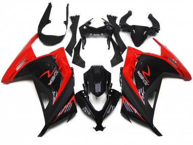 2013-2018 Red and Black Gloss Kawasaki Ninja 300 Motorcycle Fairing UK