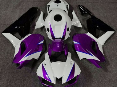 2013-2020 Gloss Purple White and Blue Honda CBR600RR Motorcycle Fairing UK