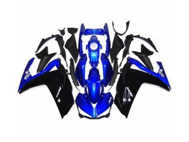 2015-2018 Gloss Black and Blue Yamaha R3 Motorcycle Fairing UK