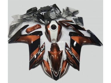 2015-2018 Orange and Gloss Black Yamaha R3 Motorcycle Fairing UK