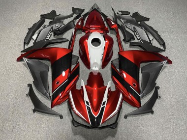 2015-2018 Red Black and White Yamaha R3 Motorcycle Fairing UK