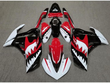 2015-2018 White Shark & Red Yamaha R3 Motorcycle Fairing UK