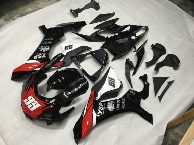 2015-2019 Black Red and White 99 Yamaha R1 Motorcycle Fairing UK