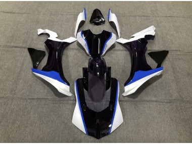 2015-2019 Blue Black and White Yamaha R1 Motorcycle Fairing UK