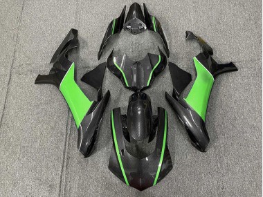 2015-2019 Carbon Fiber & Green Yamaha R1 Motorcycle Fairing UK