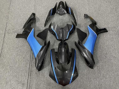 2015-2019 Carbon Fiber & Light Blue Yamaha R1 Motorcycle Fairing UK