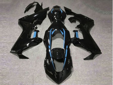 2017-2019 Gloss Black & Light Blue Lining Honda CBR1000RR Motorcycle Fairing UK