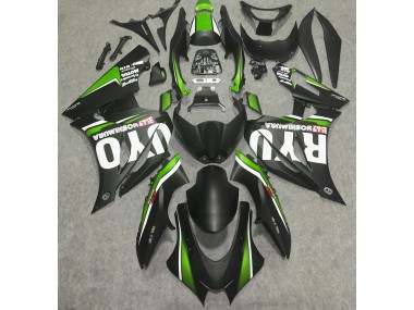 2017-2019 Matte Black & Green Suzuki GSXR 1000 Motorcycle Fairing UK