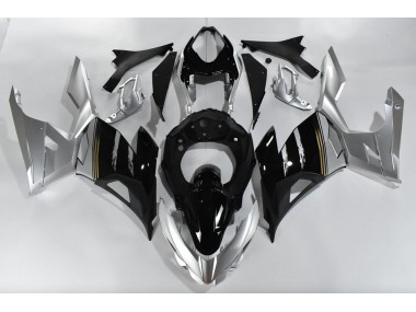 2018-2020 Silver and Black Kawasaki Ninja 400 Motorcycle Fairing UK