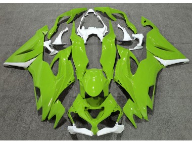 2019-2020 Gloss Green & White Kawasaki ZX6R Motorcycle Fairing UK