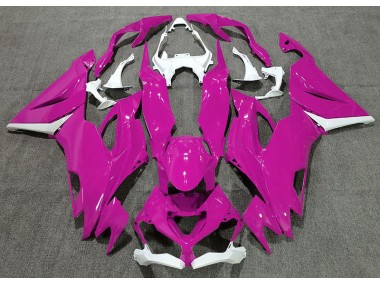 2019-2020 Gloss Pink & White Kawasaki ZX6R Motorcycle Fairing UK