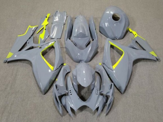 2006-2007 Nardo / High Viz Yellow Suzuki GSXR 600-750 Motorcycle Fairing UK