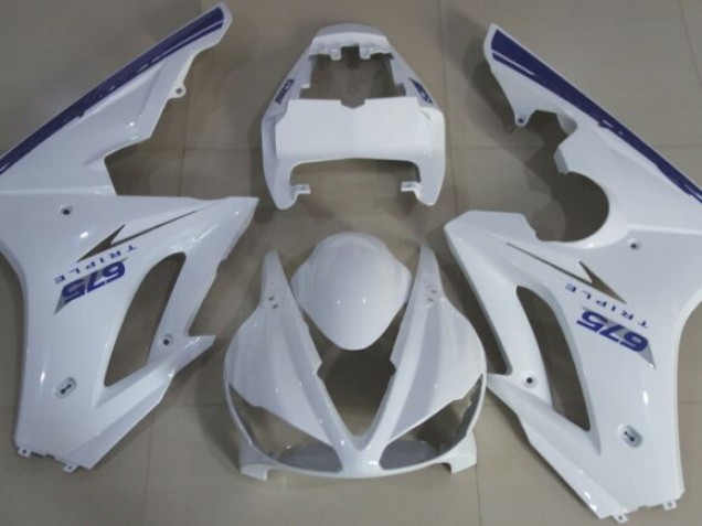 2009-2012 Blue White OEM Style Triumph Daytona 675 Motorcycle Fairing UK